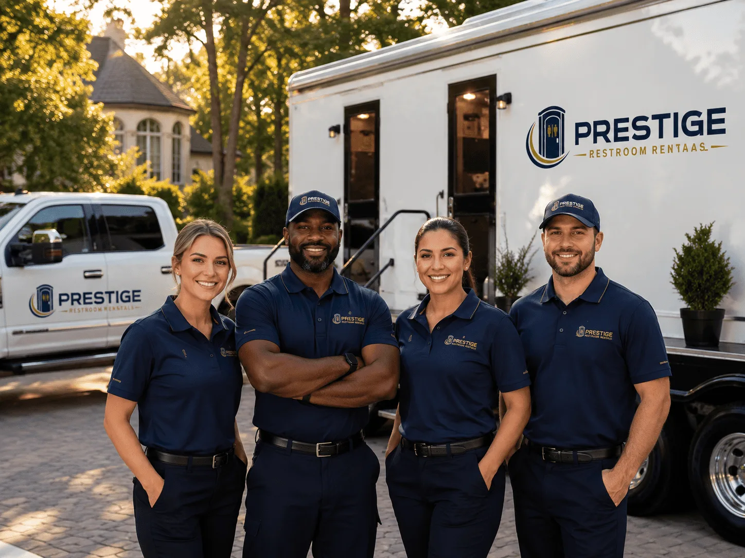 Trusted Luxury Portable Restrooms company in Briscoe, TX